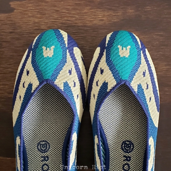 Rothy's Shoes - Rothy's Round Moroccan Blue Flats